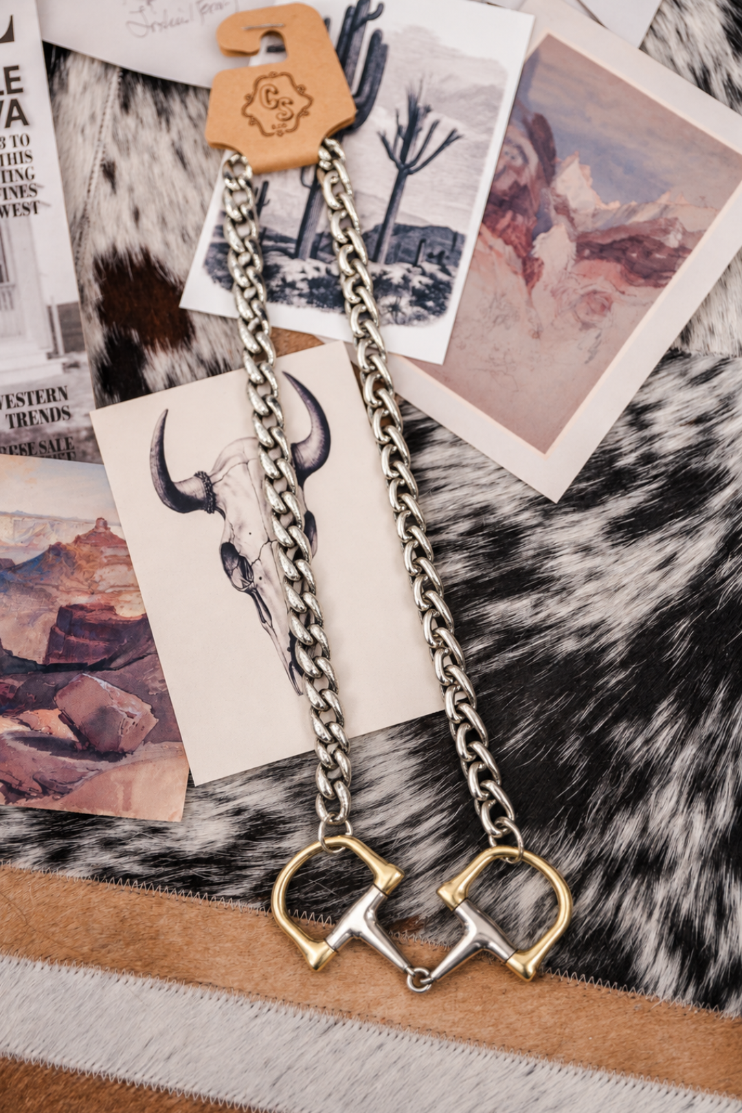 Double Take Horse Bit Necklace