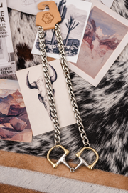 Double Take Horse Bit Necklace