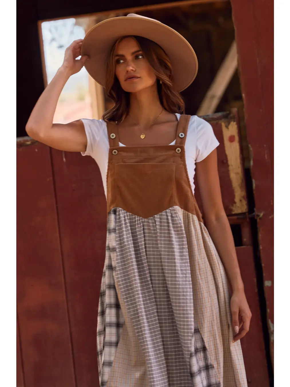 Dusty Meadow Overall Dress