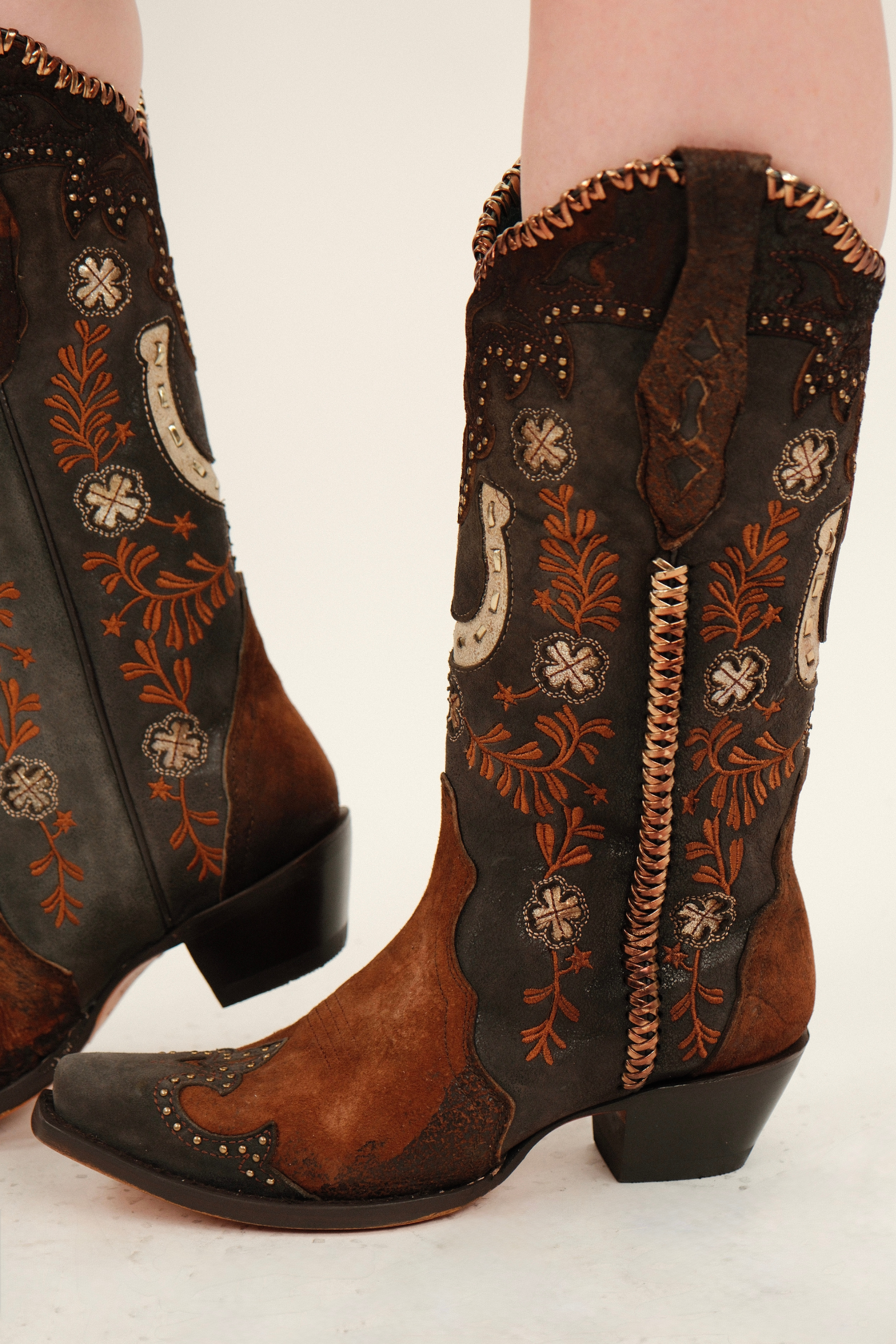 Silver Clover Heirloom Western Boot