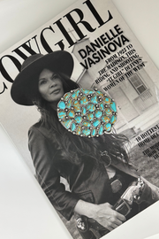 Desert Dazzle Oval Belt Buckle