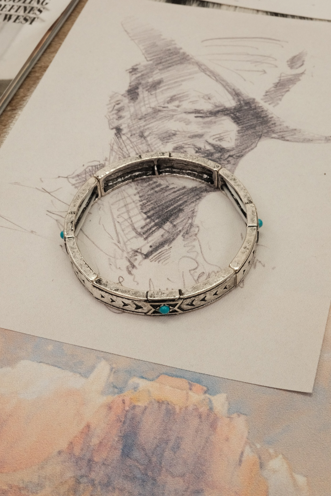 Western Horizon Arrow Bangle