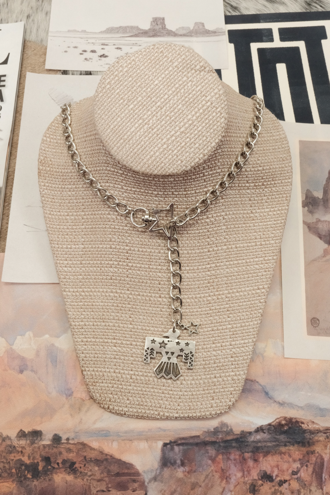 Spirit Wings Lariat Necklace