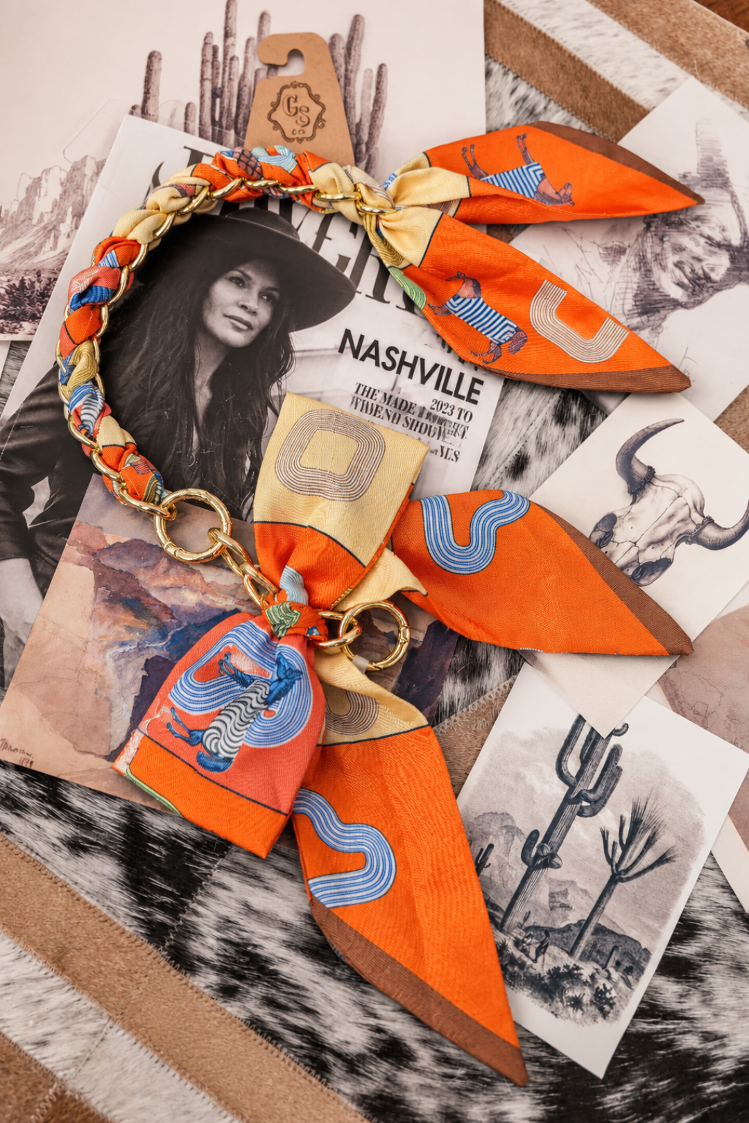 Rodeo Ribbon Scarf Bows