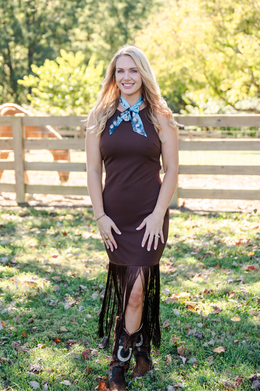 Midnight in Vegas Fringe Dress