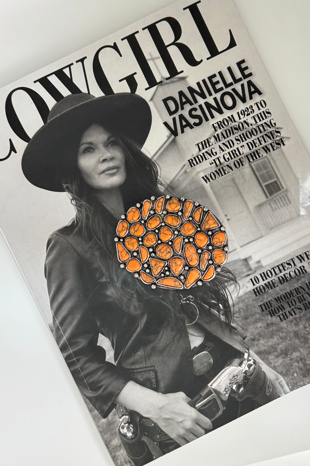 Desert Dazzle Oval Belt Buckle