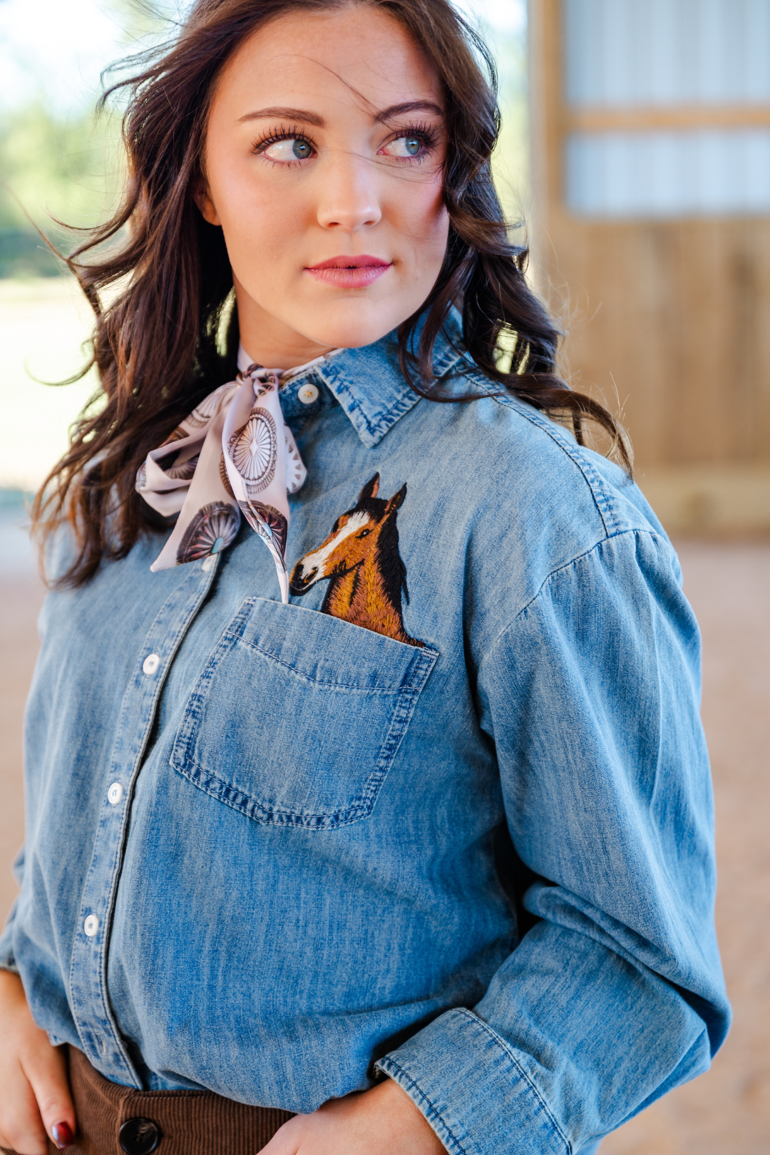 Pocket Full of Pony Denim Shirt