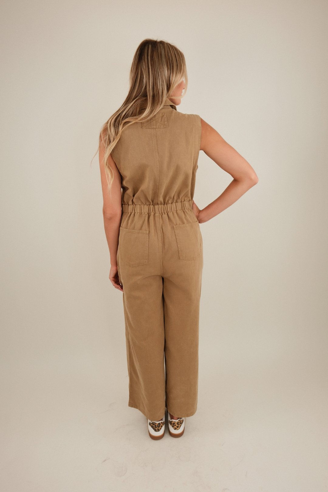 Saddle Dust Utility Jumpsuit