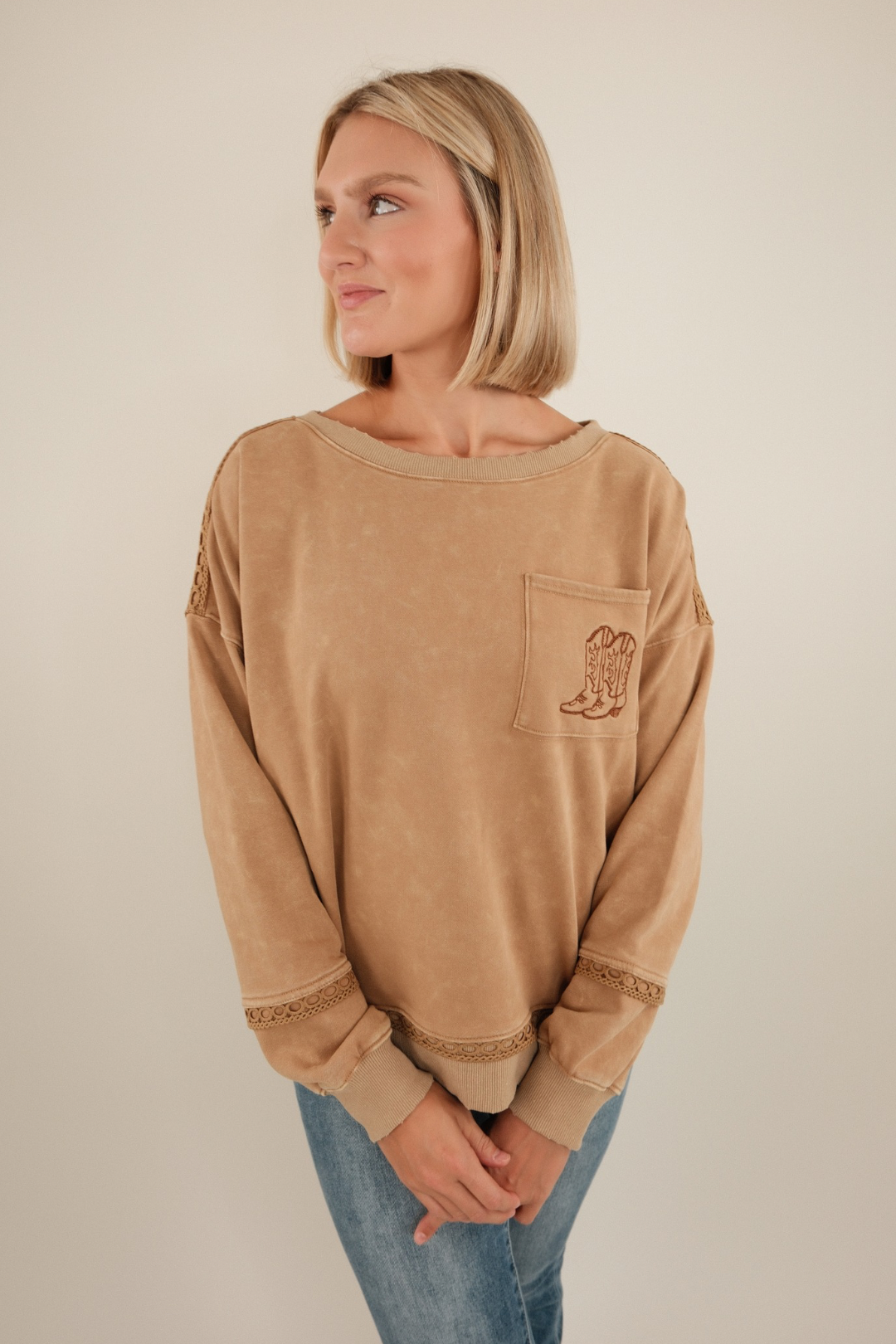 Lace & Grace Pullover