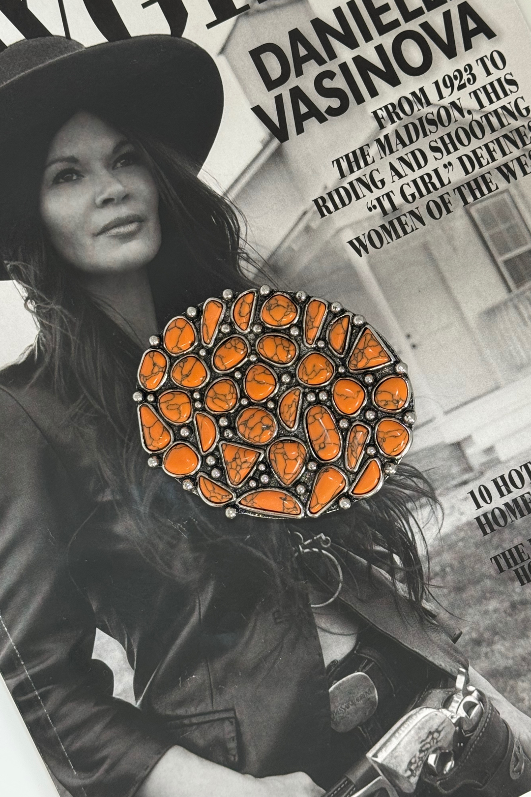 Desert Dazzle Oval Belt Buckle