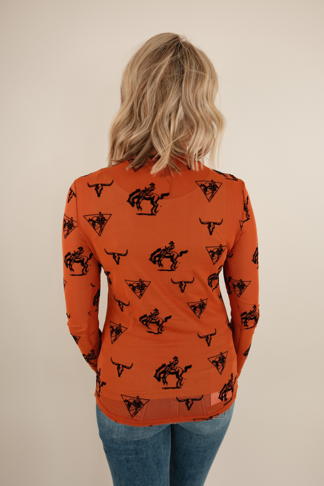 Wildfire Rodeo Mesh Top