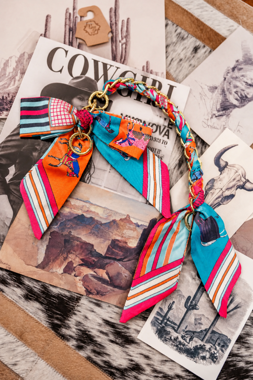 Rodeo Ribbon Scarf Bows
