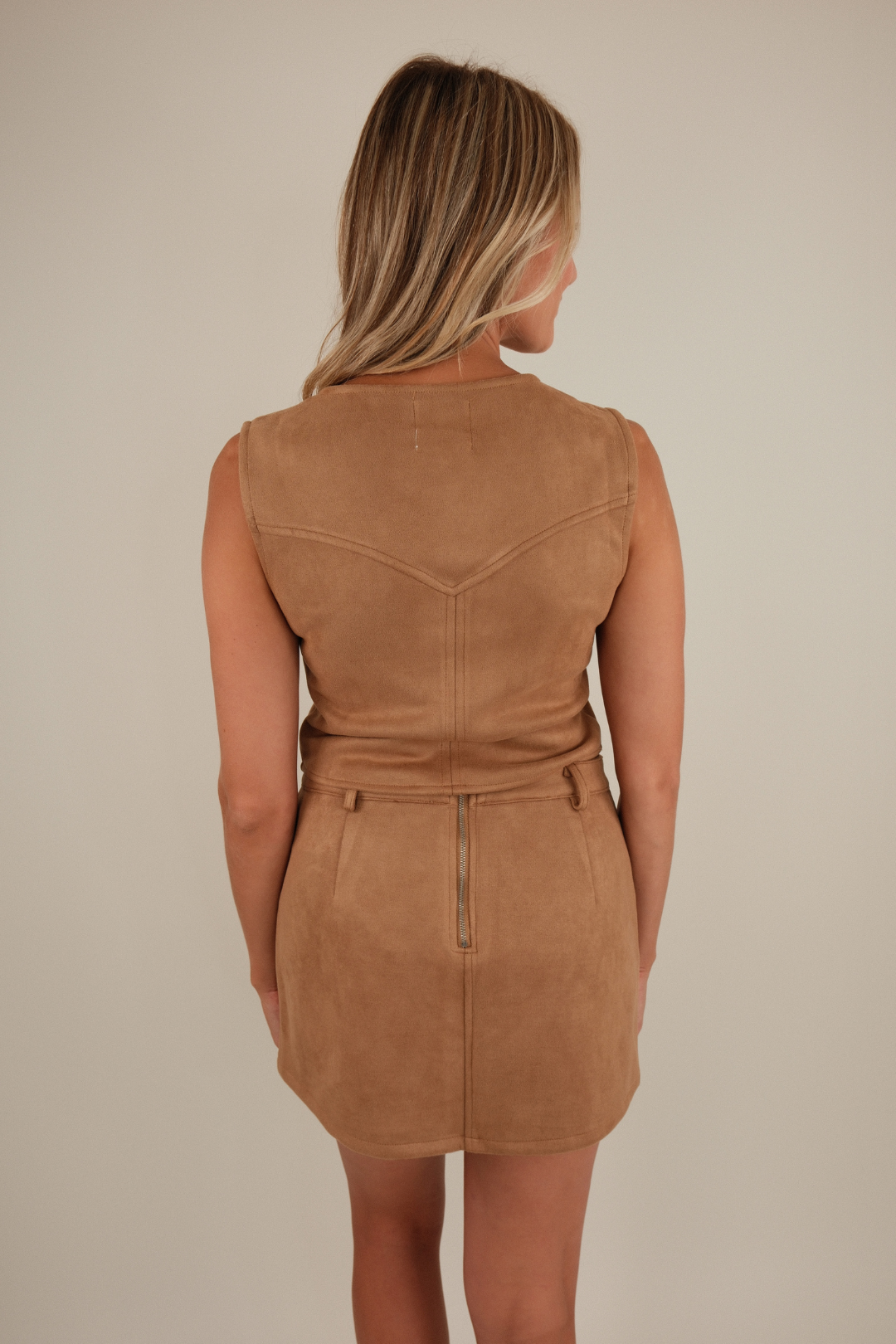 Saguaro Sunset Suede Vest & Skirt Set