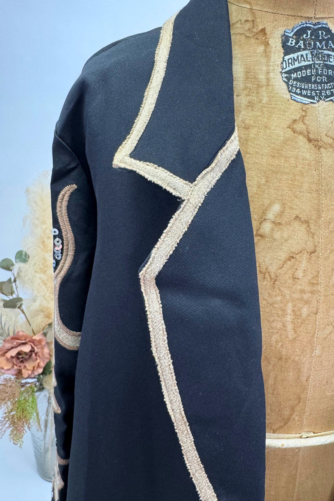 Sequin & Stitch Black Jacket