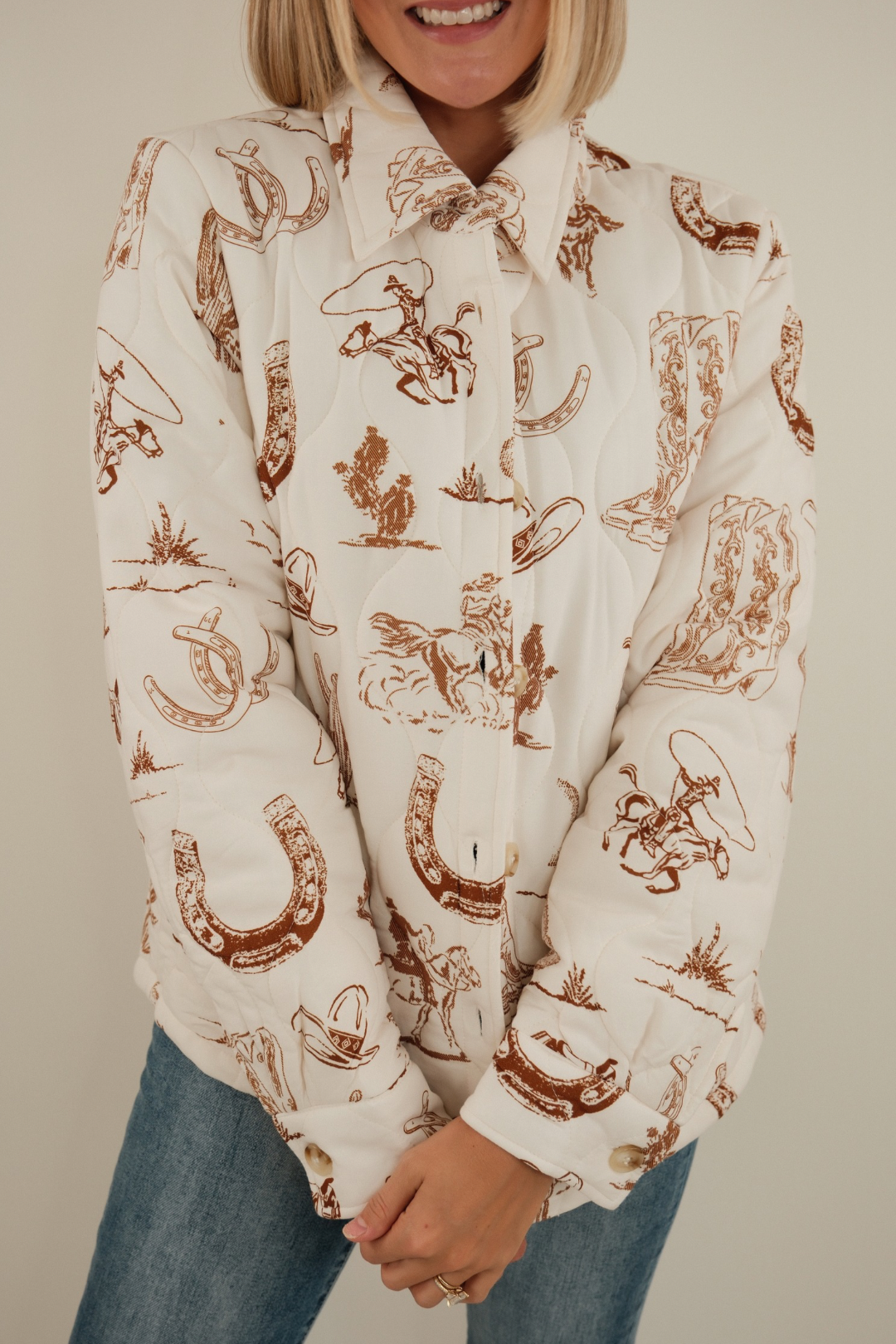Western Whimsy Quilted Jacket