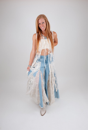 Wildflower Whispers Kimono Vest