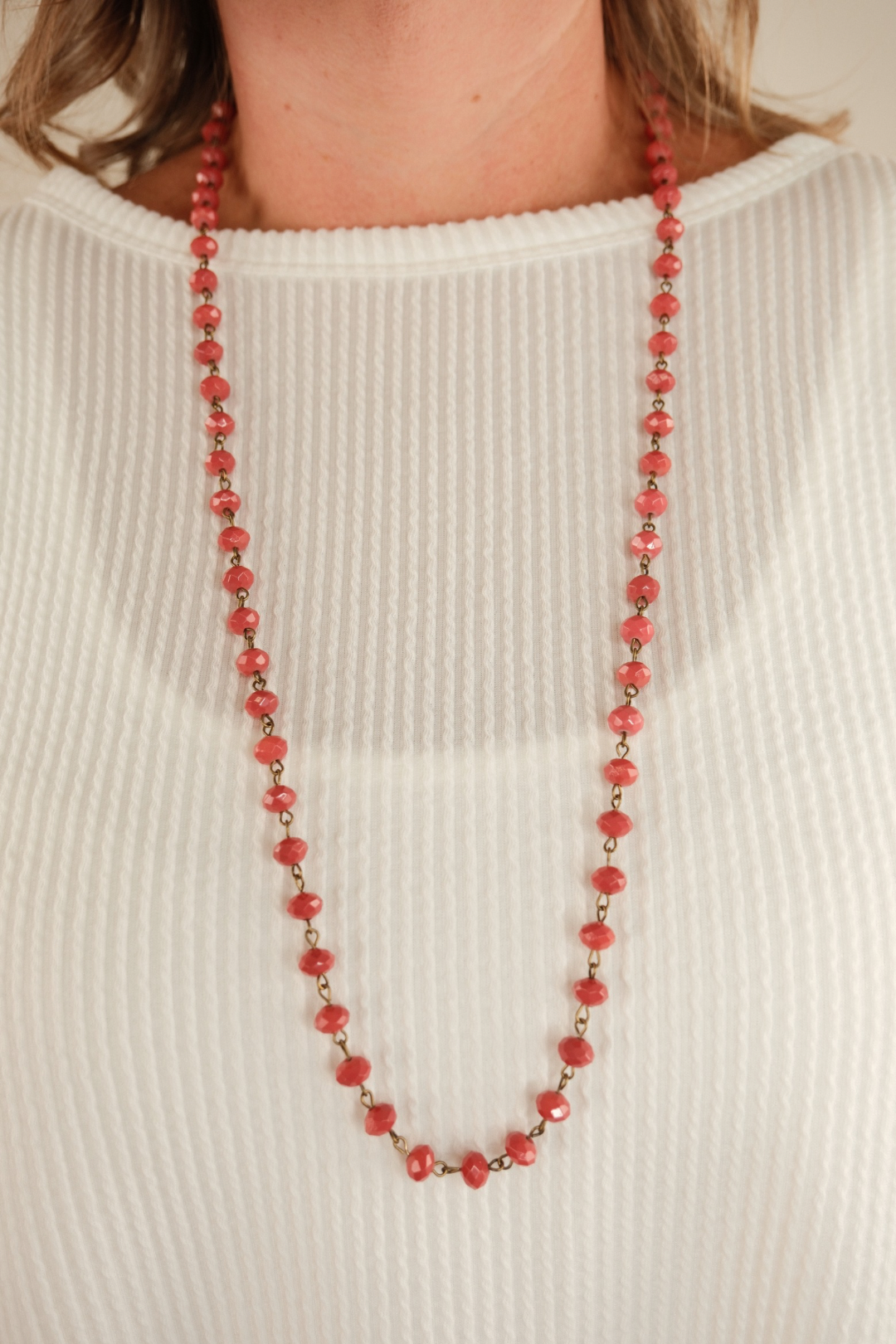 Starlight Strand Necklace - Rose & Gold