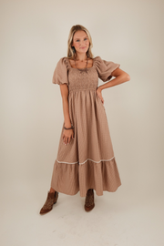 Prairie Stripe Reverie Maxi Dress
