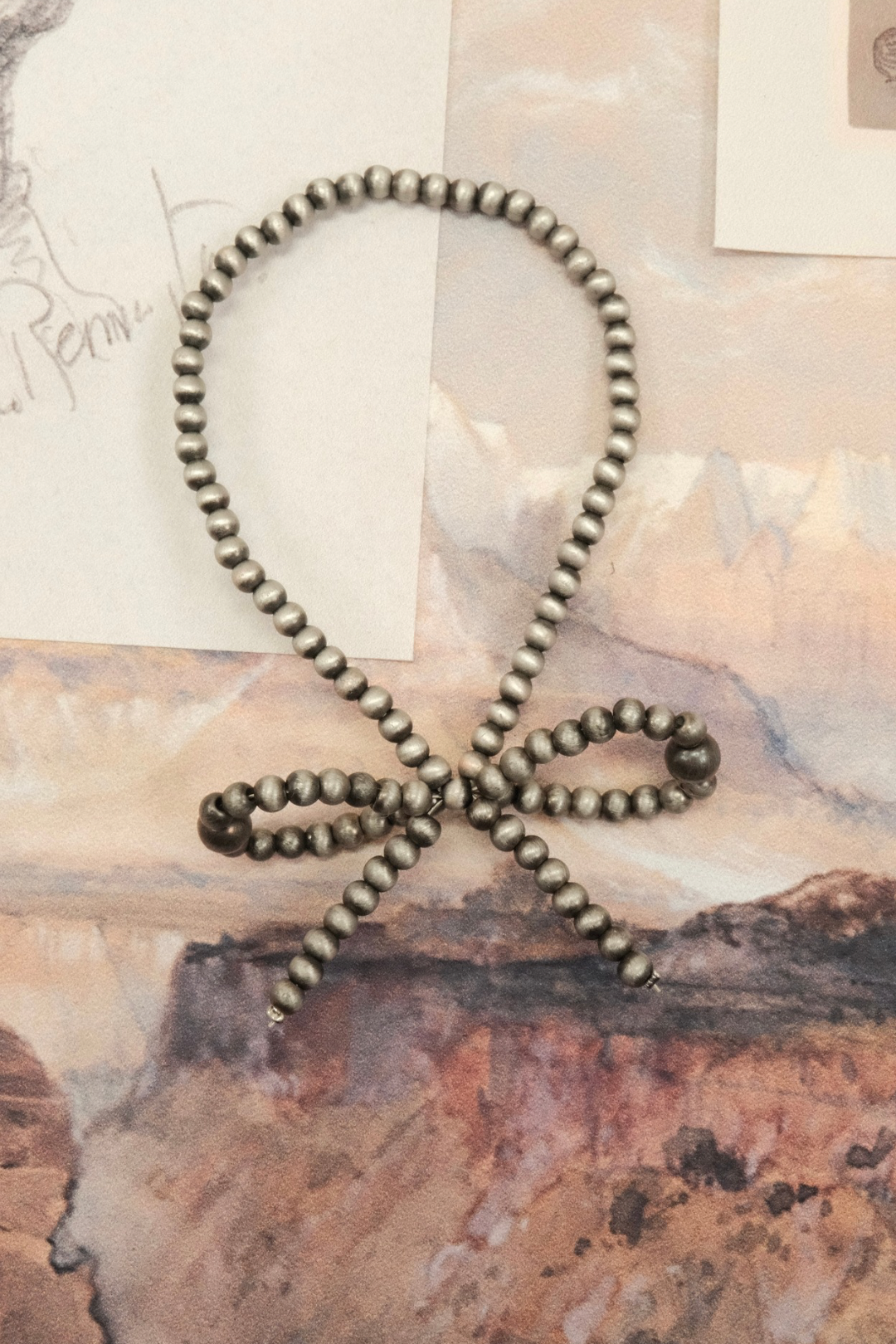 Silver Bow Prairie Bracelet