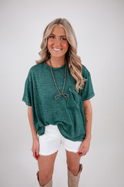 The Easy Rider Tee - Dark Green
