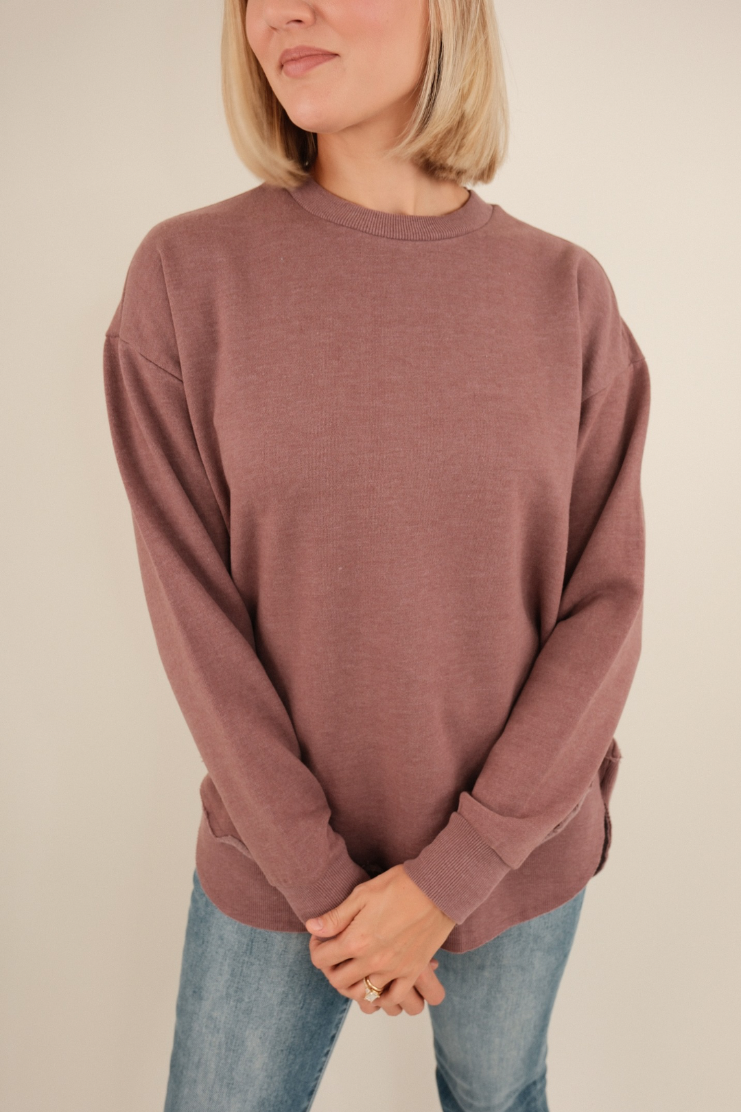 Saddle Soft Melange Poncho Fleece