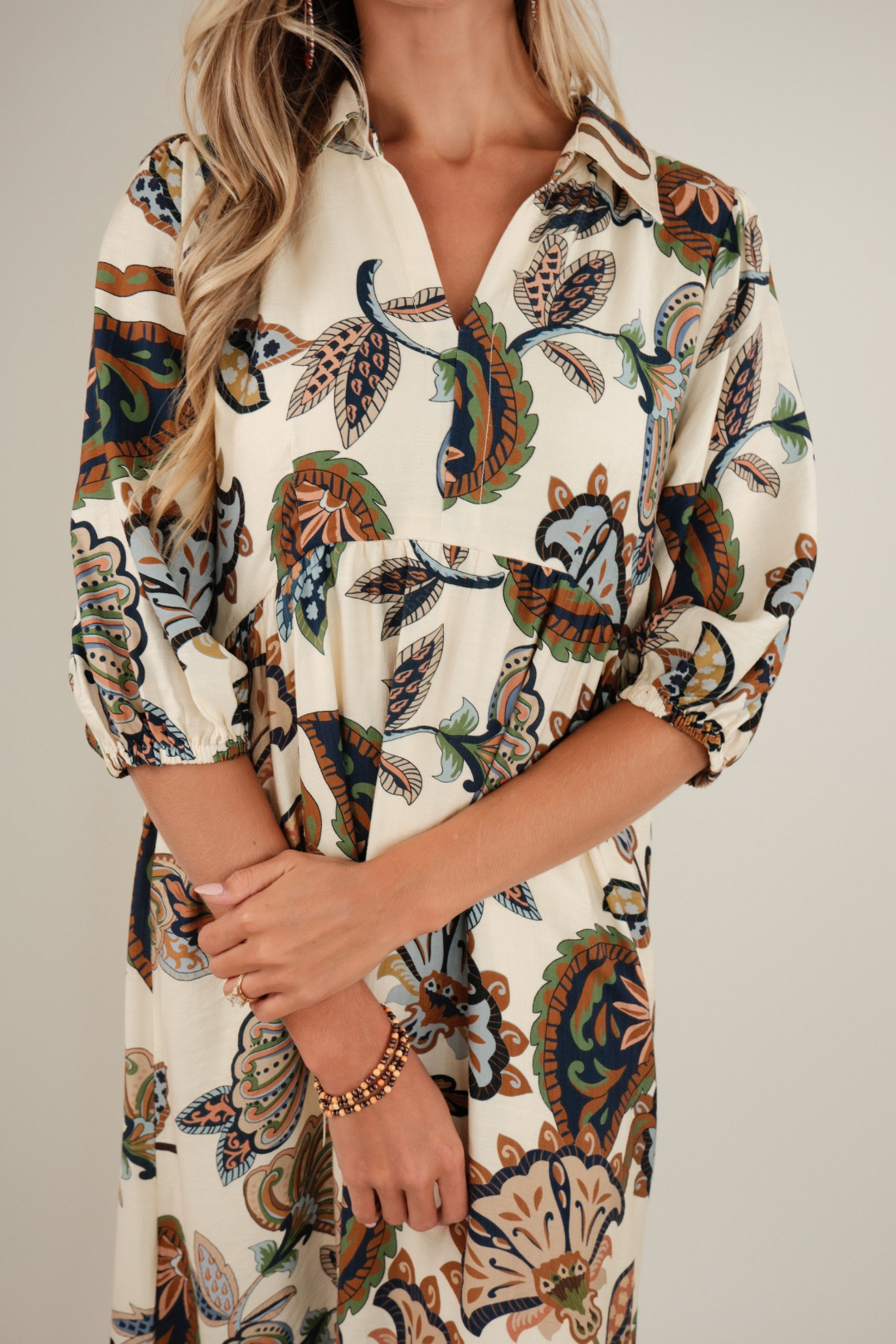 Saddle Creek Paisley Maxi Dress