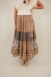 Prairie Mosaic Maxi Skirt