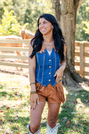 Wild Wrangler Studded Vest