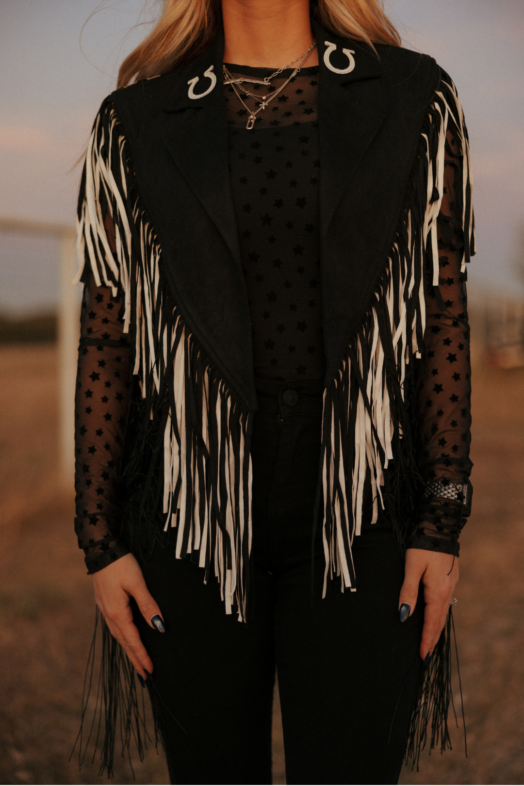 High Stakes Fringe Collar