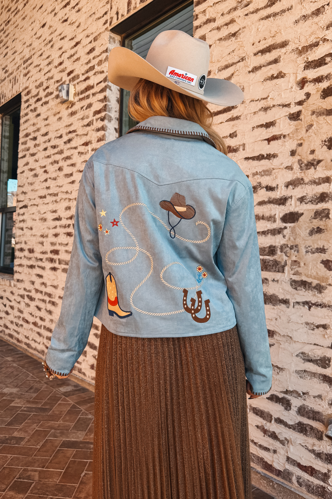 Trailblazer Suede Embroidered Jacket