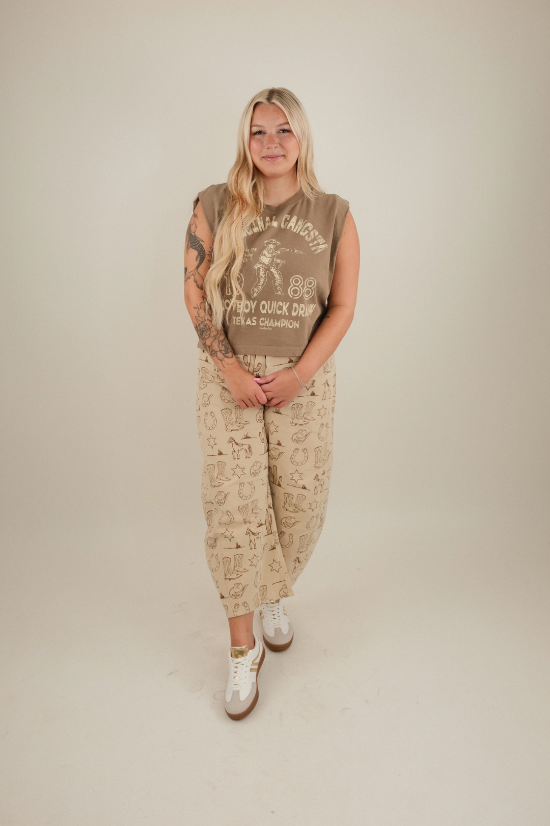 Rodeo Trails Barrel Leg Jeans