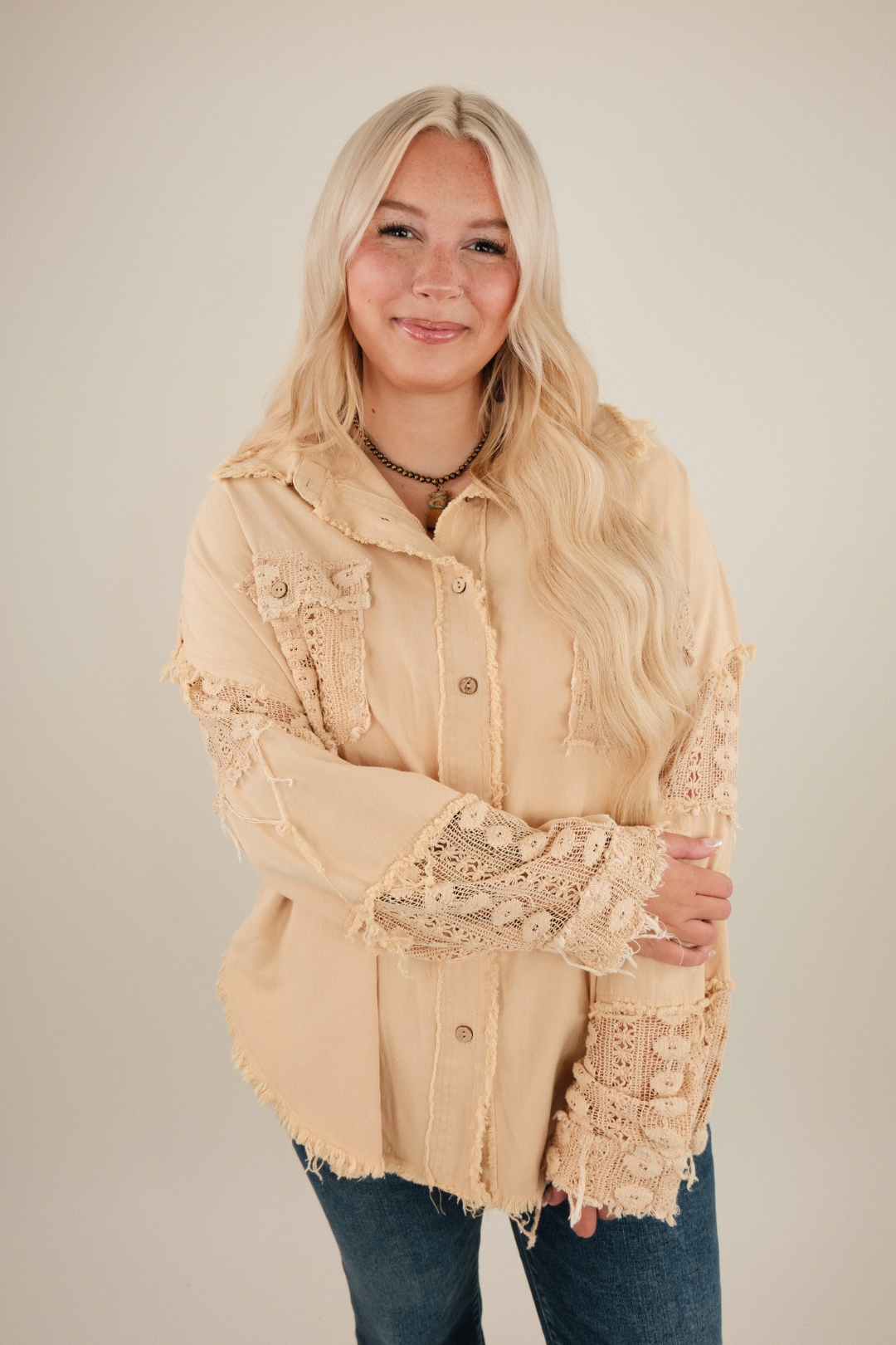 Dust & Lace Button Down