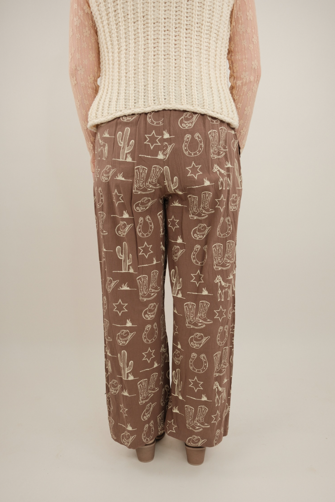 Ranch Rider Stone Wash Wide Leg Pants