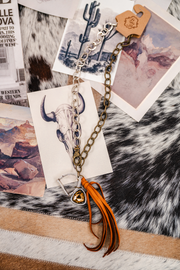 Trailblazer Stirrup Charm Necklace