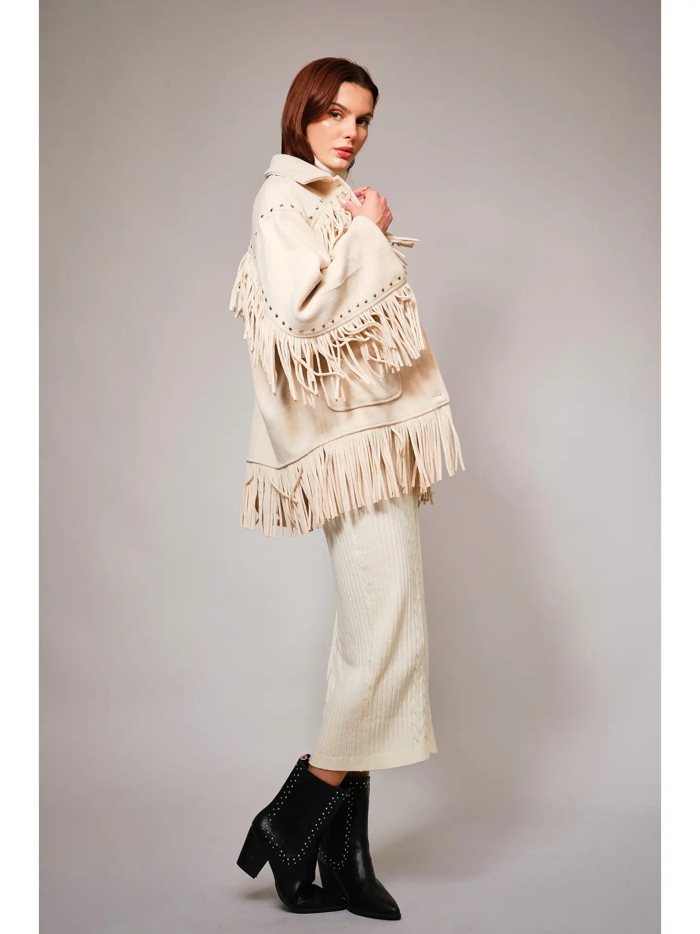 Golden Prairie Fringe Jacket