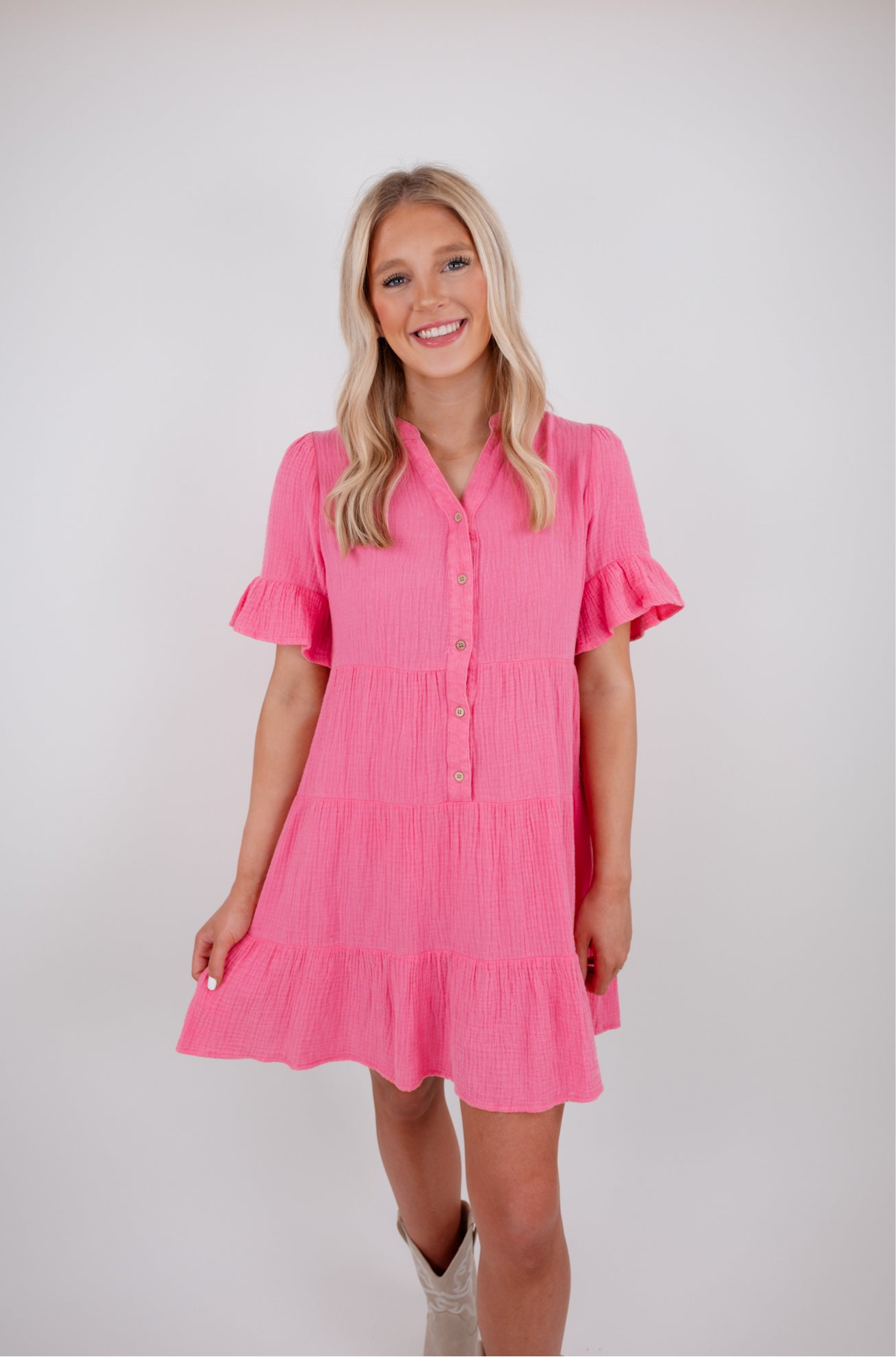 Cowgirl Charm Pink Dress