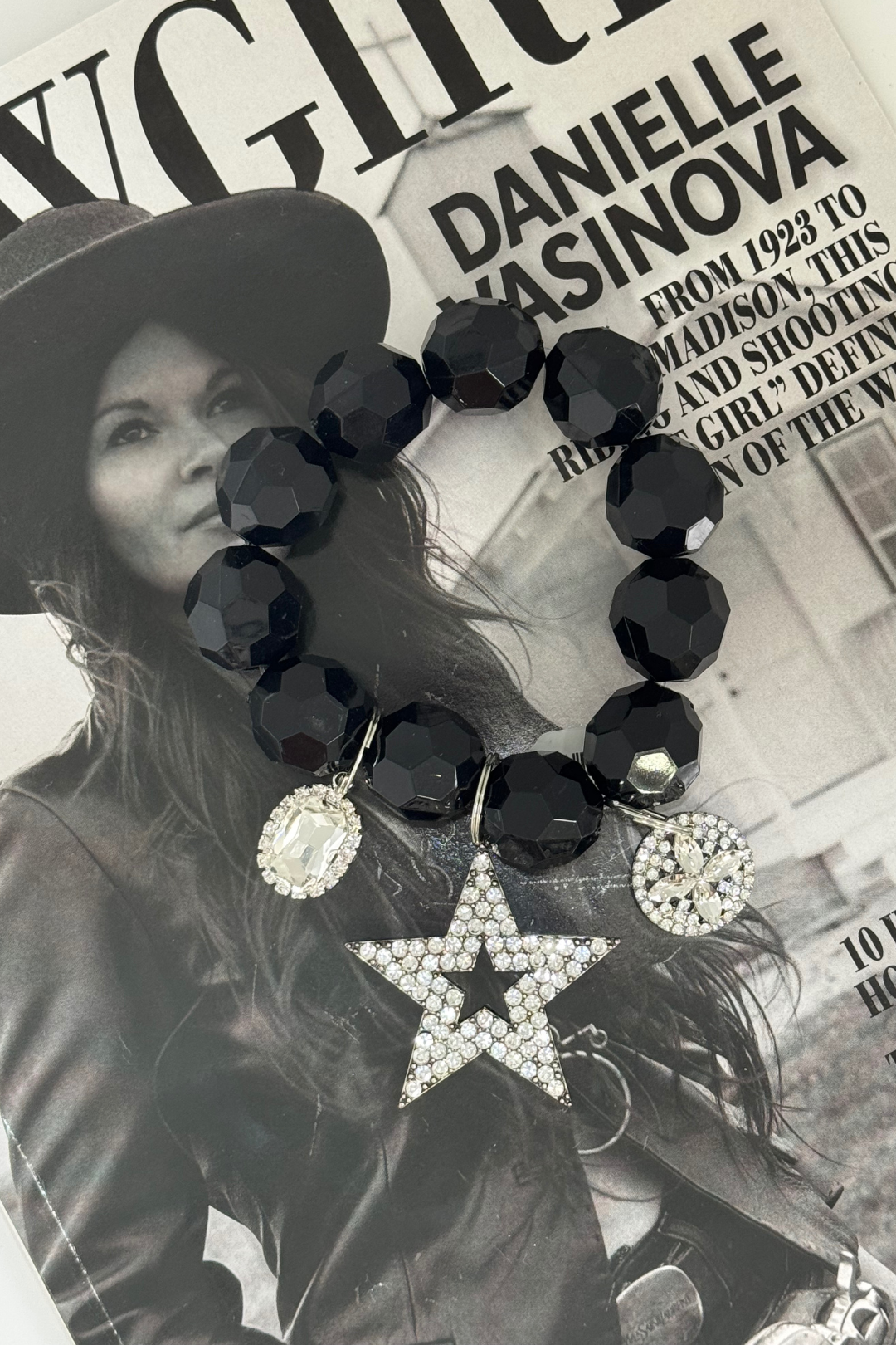 Starlight Charm Beaded Bracelet