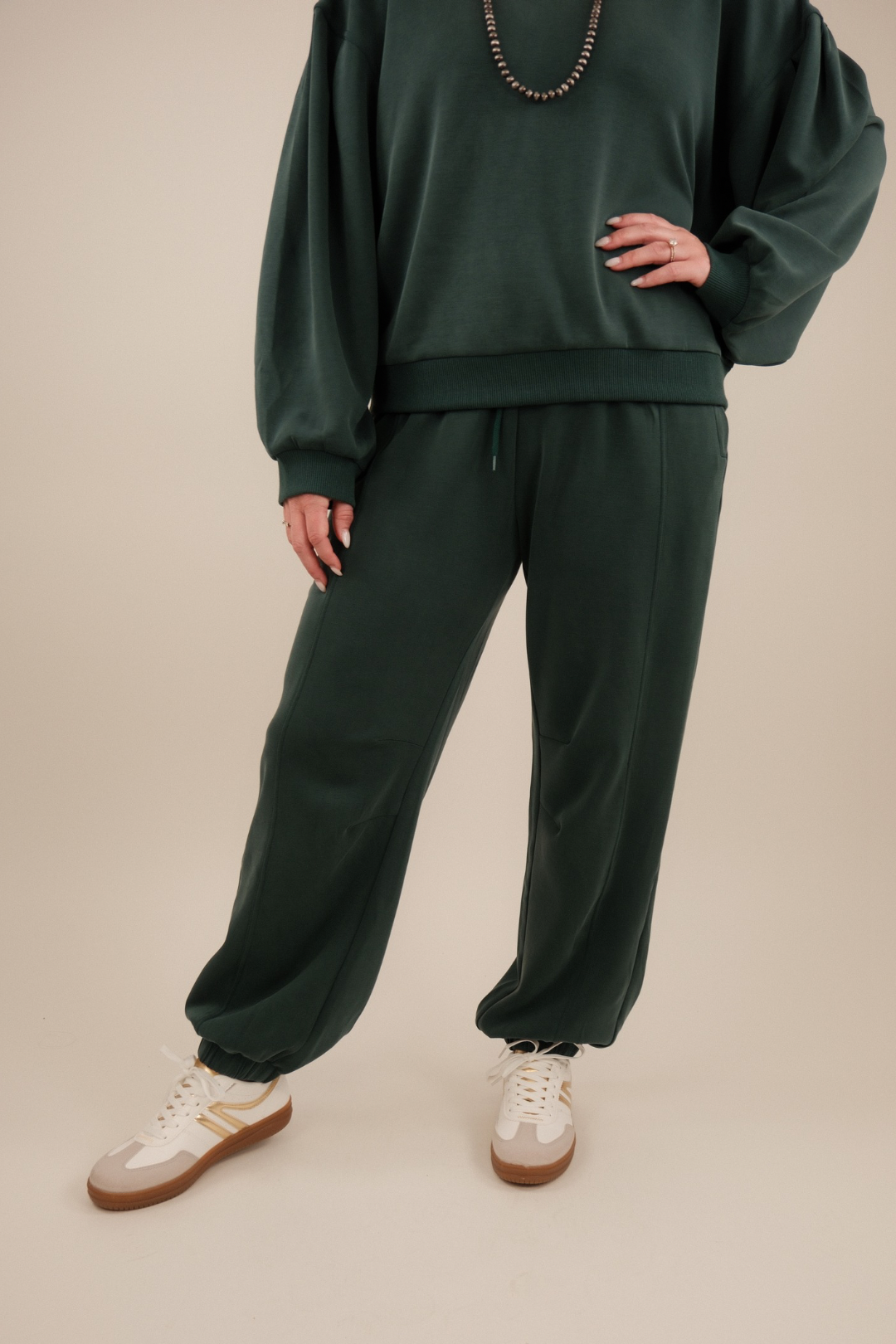 Saddle Soft Jogger Set - Teal