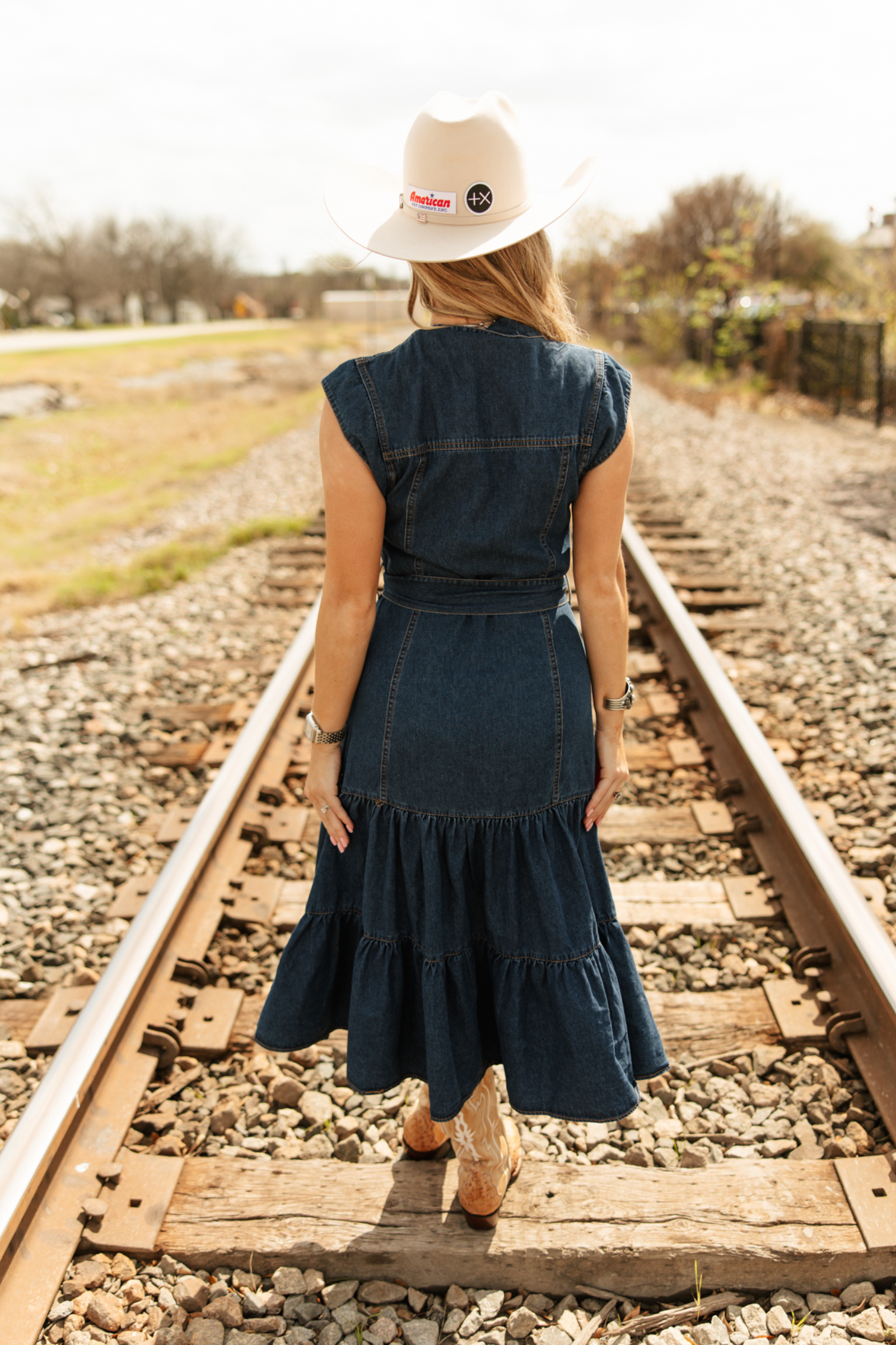Dakota Skies Denim Maxi Dress