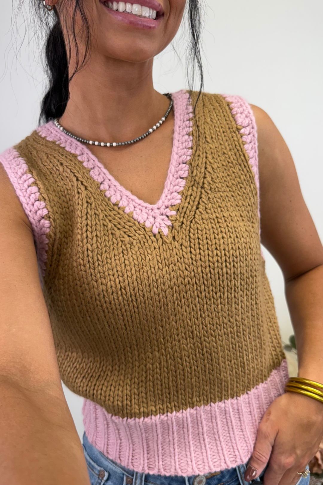 High Plains Colorblock Sweater Vest