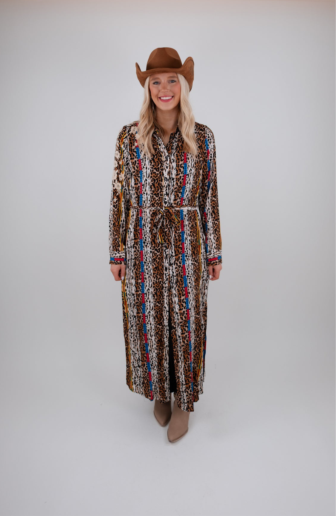 Wild Canyon Embroidered Maxi Dress