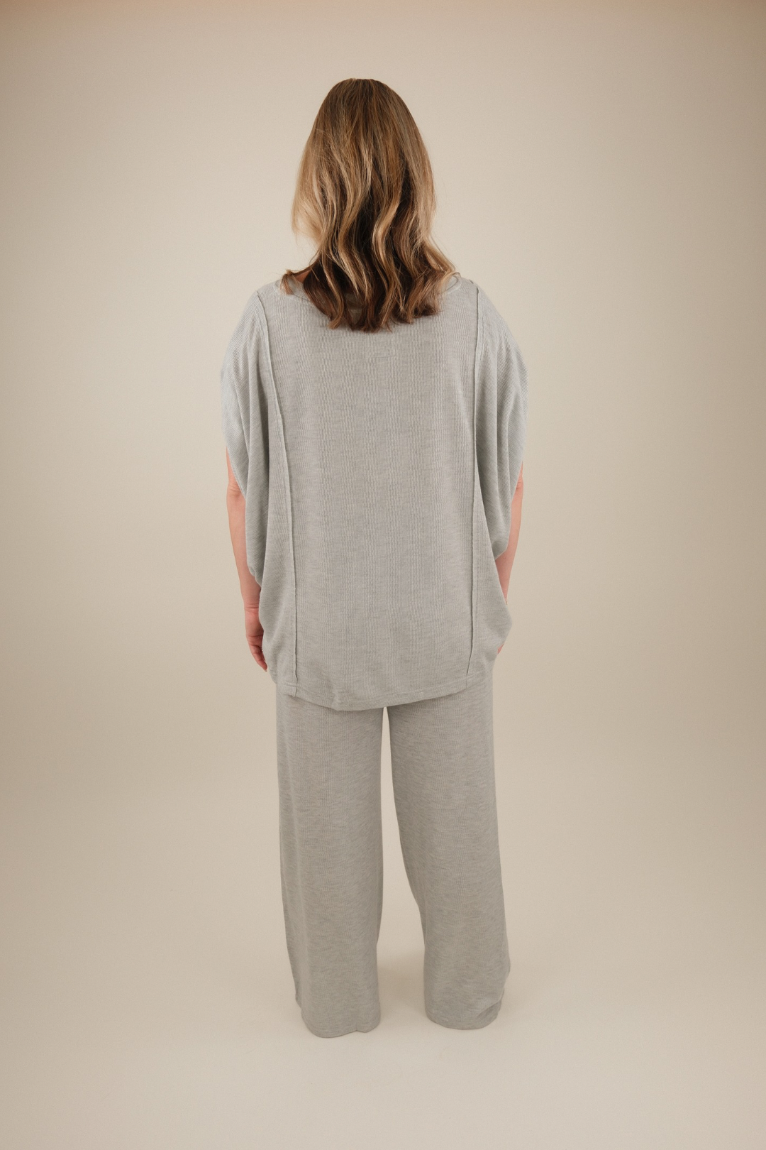 Sagebrush Sands Ribbed Lounge Set - Grey