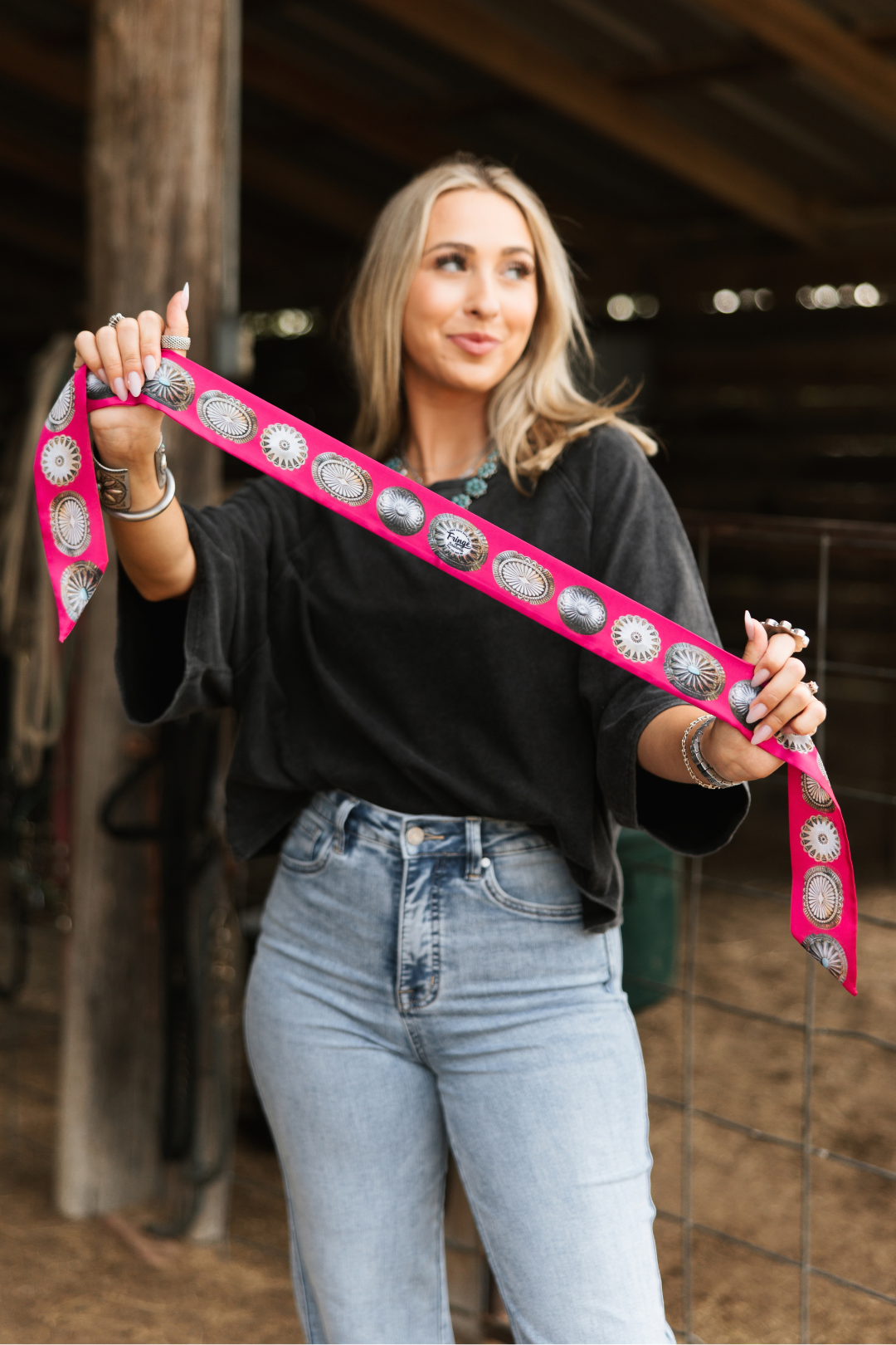 Big Concho Twilly - Hot Pink
