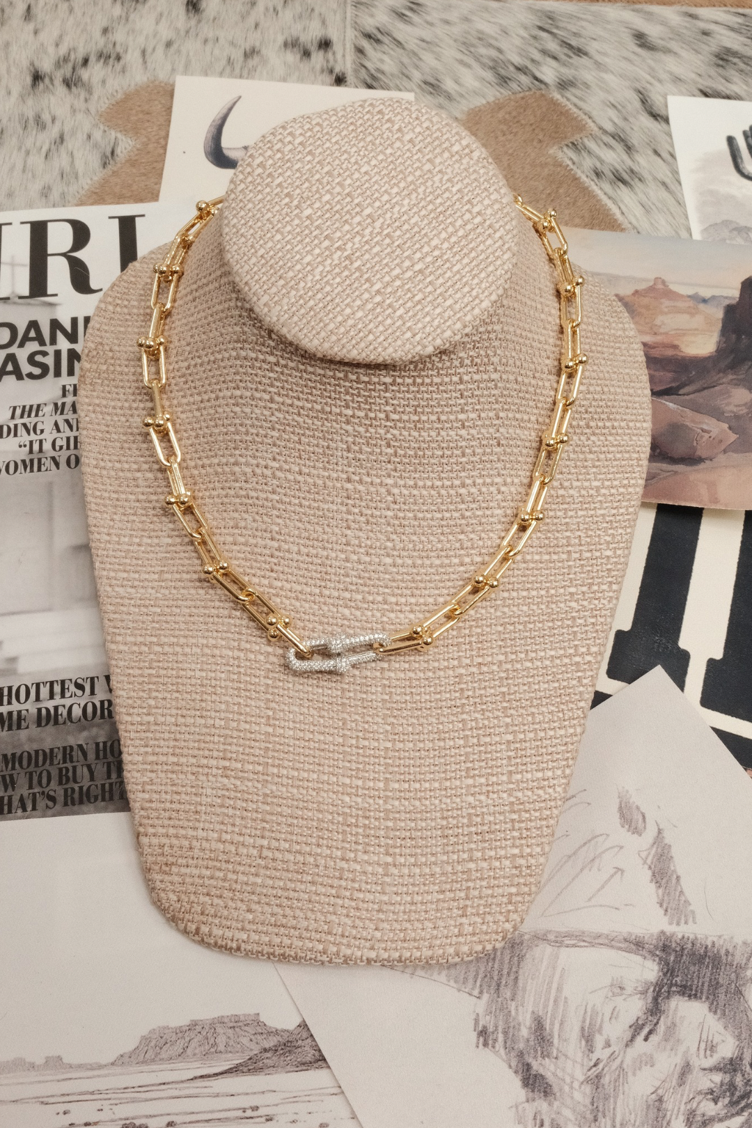 Starlight Stirrup Necklace