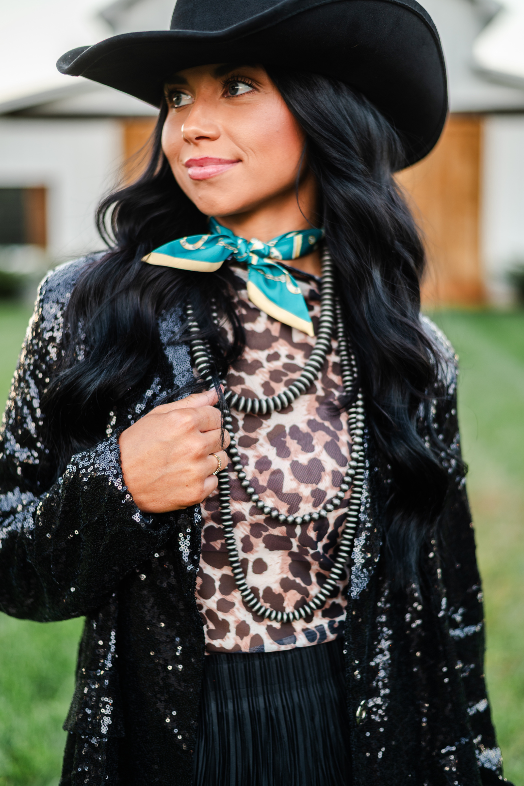 Honky Tonk Lights Sequin Blazer