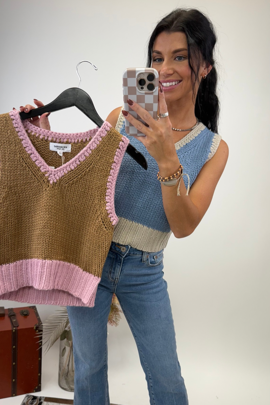 High Plains Colorblock Sweater Vest
