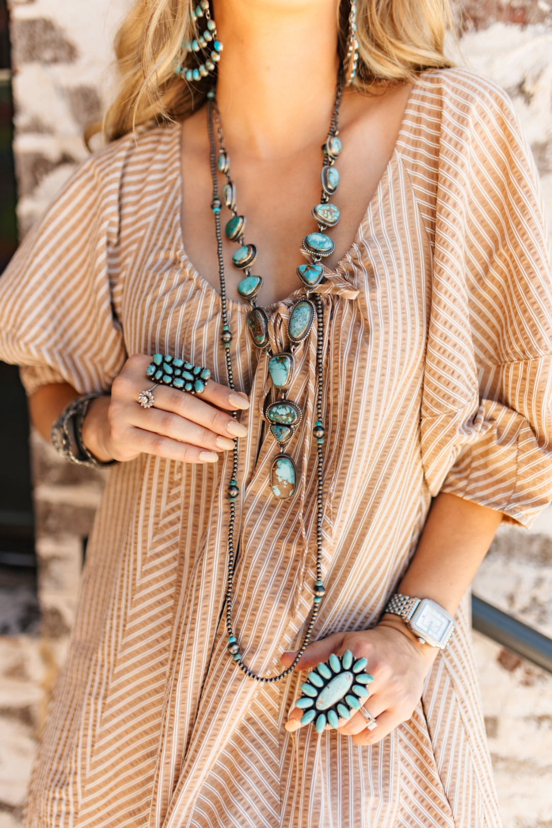 Dust & Daydreams Striped Romper
