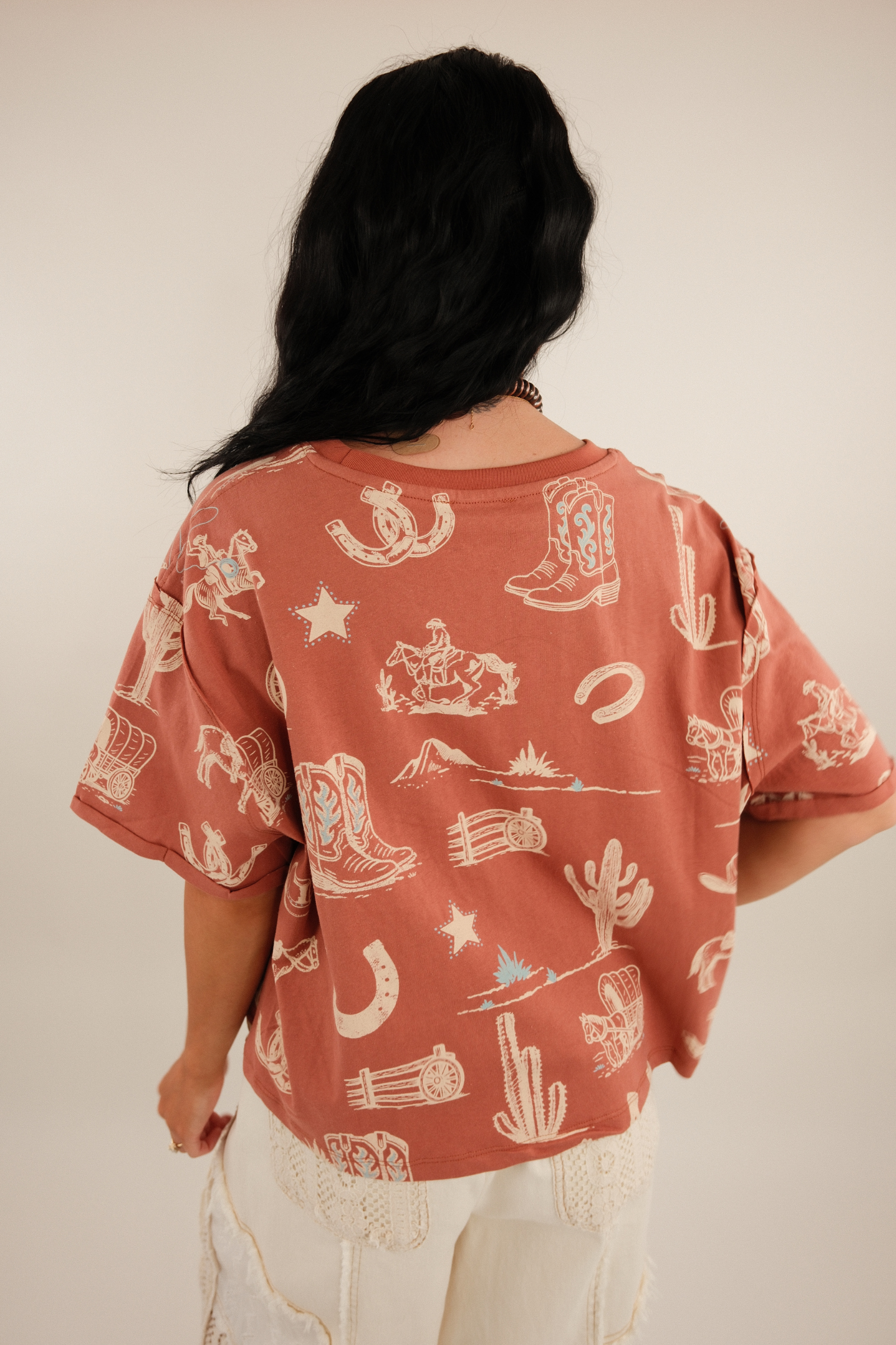 Saddle Sketch Western Tee
