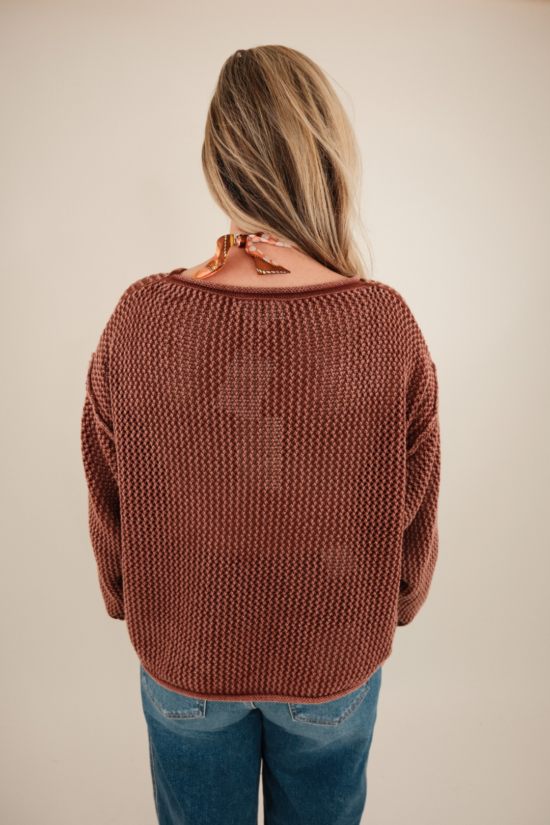 Prairie Air Open Knit Sweater