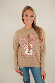 Nashville Nights Mineral Wash Sweatshirt